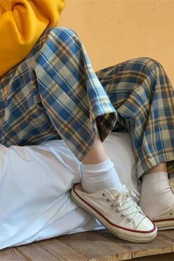 Rachelle Plaid Pants - Y2K Summer Grunge Outfit, 90S Retro Style, Y2K Club & Party Fashion