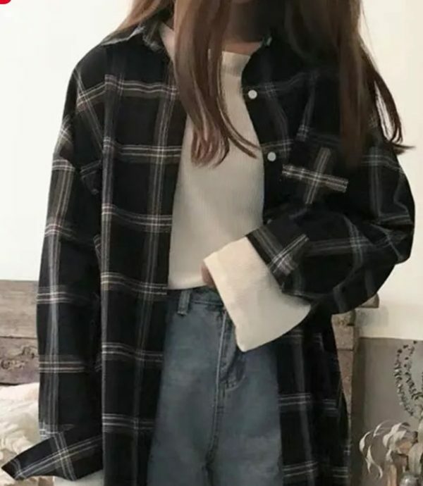 Raelynn Women Plaid Long Sleeve - Y2K Grunge 90S Fashion, Retro Summer Outfits, Y2K Club Style Raelynn Women Plaid Long Sleeve - Y2K Grunge 90S Fashion, Retro Summer Outfits, Y2K Club Style