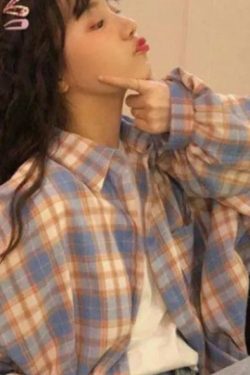 Raelynn Women Plaid Long Sleeve - Y2K Grunge 90S Fashion, Retro Summer Outfits, Y2K Club Style