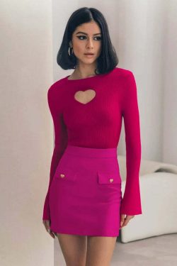 Raquel Sweater - Y2K Summer Grunge, 90S Retro, Pastel Goth, Y2K Club & Party Outfits