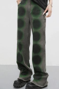 Reni Distressed Baggy Jeans For Women - Y2K Grunge, 90S Fashion, Retro Style, Y2K Summer Outfits