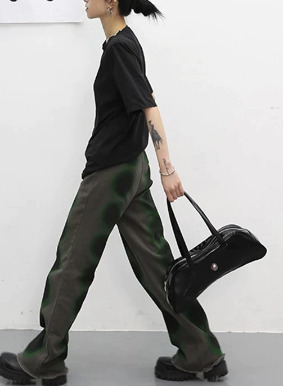 Reni Distressed Baggy Jeans For Women - Y2K Grunge, 90S Fashion, Retro Style, Y2K Summer Outfits