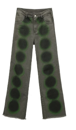 Reni Distressed Baggy Jeans For Women - Y2K Grunge, 90S Fashion, Retro Style, Y2K Summer Outfits