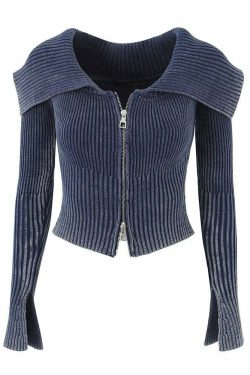 Riley Sweater - Y2K Summer Grunge Outfit, 90S Retro Style, Pastel Goth, Y2K Club & Party