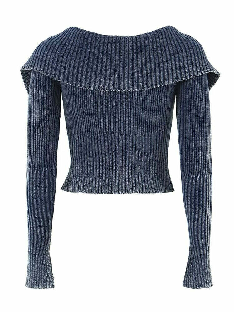 Riley Sweater - Y2K Summer Grunge Outfit, 90S Retro Style, Pastel Goth, Y2K Club & Party Riley Sweater - Y2K Summer Grunge Outfit, 90S Retro Style, Pastel Goth, Y2K Club & Party