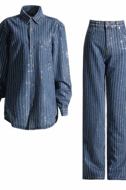 Rivi Two Piece Set - Y2K Summer Grunge Outfit, 90S Fashion, Retro Style, Y2K Club & Party Look