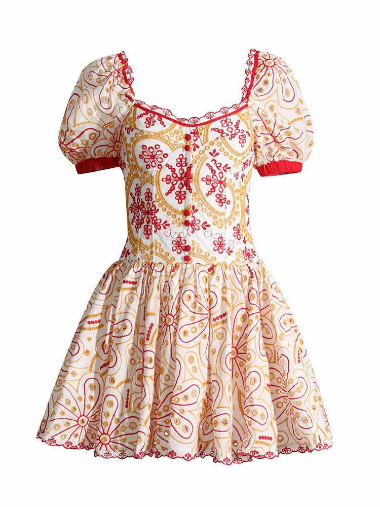 Riviera Mini Dress - Y2K Summer Grunge Outfit, 90S Fashion, Retro Style, Y2K Party & Club