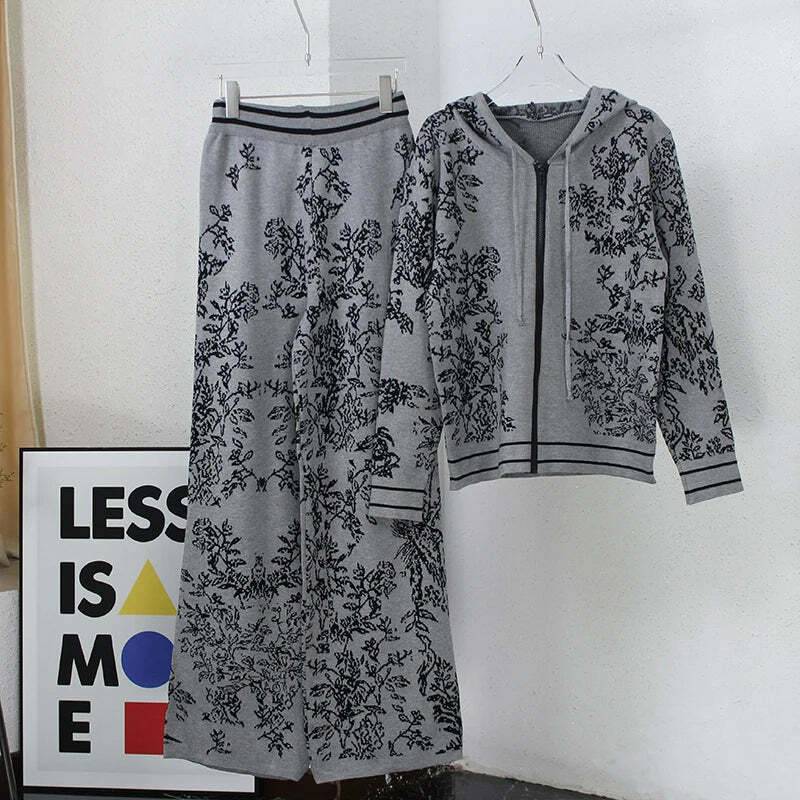 Romana Knitted Two Piece Set - Y2K Summer & 90S Grunge Outfit, Retro Fashion For Women