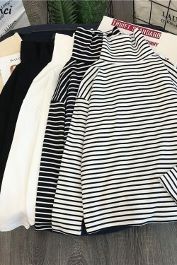 Rory Grunge Turtleneck Shirt - Y2K Summer Outfit, 90S Fashion, Retro Style, Gothic Y2K Top