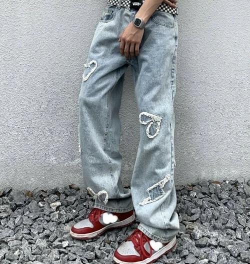 Rosalie Patchwork Retro Jeans - Y2K Summer, 90S Fashion, Grunge, Y2K Club & Party Outfits