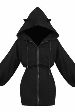 Rosalyn Y2K Grunge Hoodie - 90S Fashion, Retro Style, Summer Outfits, Y2K Club & Party Wear