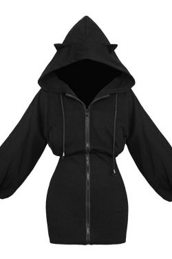 Rosalyn Y2K Grunge Hoodie - 90S Fashion, Retro Style, Summer Outfits, Y2K Club & Party Wear