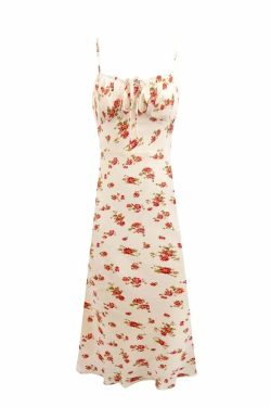 Rubi Midi Dress - Y2K Summer Grunge Outfit, 90S Fashion, Retro Style, Pastel Goth, Y2K