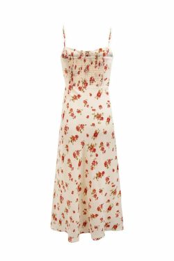 Rubi Midi Dress - Y2K Summer Grunge Outfit, 90S Fashion, Retro Style, Pastel Goth, Y2K