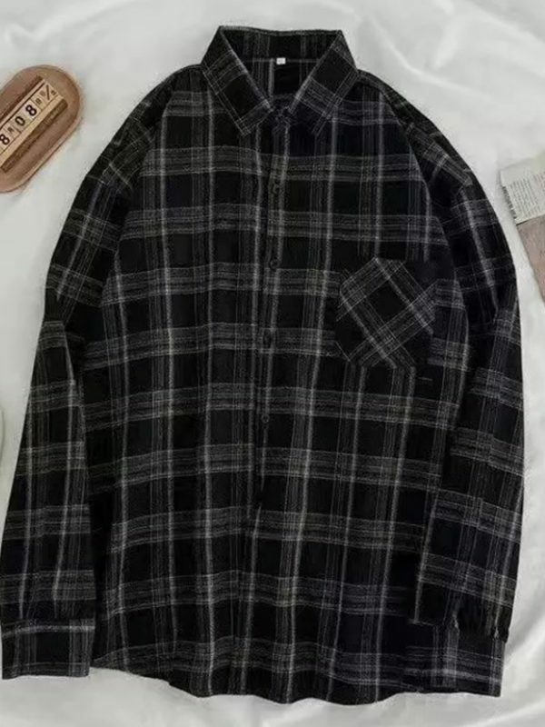 Rylee Vintage Plaid Long Sleeve - Y2K Grunge, 90S Fashion, Retro Summer Outfit Rylee Vintage Plaid Long Sleeve - Y2K Grunge, 90S Fashion, Retro Summer Outfit