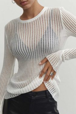 Sabrina Blouse - Y2K Summer Grunge Top, 90S Retro Style, Perfect For Y2K Party & Club Out