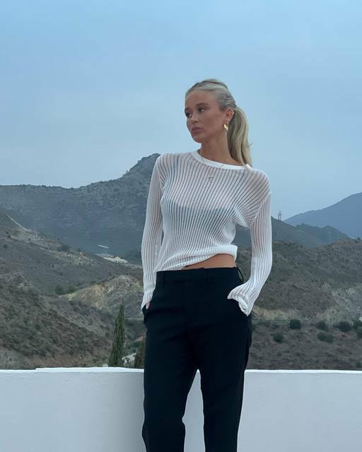 Sabrina Blouse - Y2K Summer Grunge Top, 90S Retro Style, Perfect For Y2K Party & Club Out Sabrina Blouse - Y2K Summer Grunge Top, 90S Retro Style, Perfect For Y2K Party & Club Out