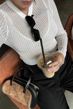 Sabrina Blouse - Y2K Summer Grunge Top, 90S Retro Style, Perfect For Y2K Party & Club Out