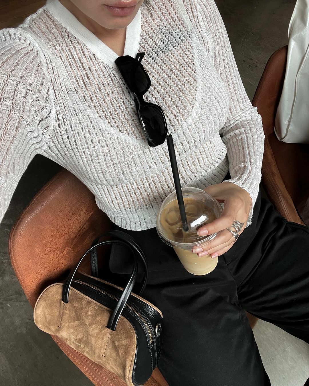 Sabrina Blouse - Y2K Summer Grunge Top, 90S Retro Style, Perfect For Y2K Party & Club Out Sabrina Blouse - Y2K Summer Grunge Top, 90S Retro Style, Perfect For Y2K Party & Club Out