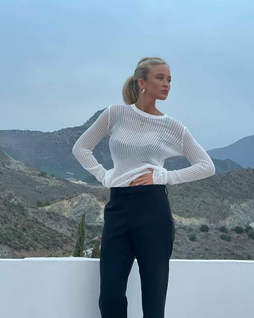 Sabrina Blouse - Y2K Summer Grunge Top, 90S Retro Style, Perfect For Y2K Party & Club Out Sabrina Blouse - Y2K Summer Grunge Top, 90S Retro Style, Perfect For Y2K Party & Club Out