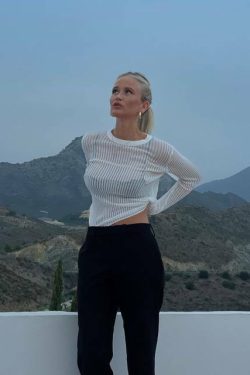 Sabrina Blouse - Y2K Summer Grunge Top, 90S Retro Style, Perfect For Y2K Party & Club Out