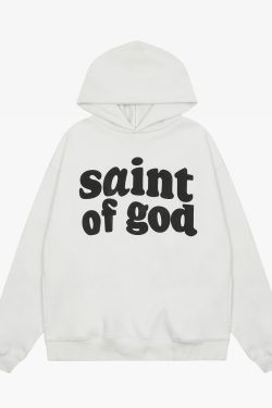 Saint Of God Hoodie - Y2K Summer Grunge, 90S Retro, Gothic Y2K, Pastel Goth, Y2K