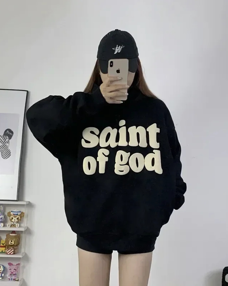 Saint Of God Hoodie - Y2K Summer Grunge, 90S Retro, Gothic Y2K, Pastel Goth, Y2K Saint Of God Hoodie - Y2K Summer Grunge, 90S Retro, Gothic Y2K, Pastel Goth, Y2K