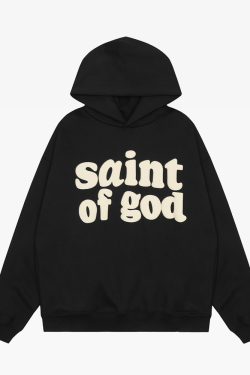 Saint Of God Hoodie - Y2K Summer Grunge, 90S Retro, Gothic Y2K, Pastel Goth, Y2K