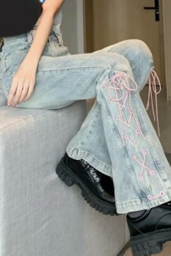 Sawyer High Waist Slim Pants - Y2K Summer, 90S Grunge, Retro Style, Y2K Club & Party Outfits