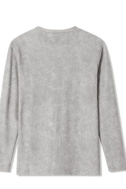 Scarlett Gray Long Sleeve Skull Cross Top - Y2K Grunge, 90S Fashion, Retro Goth Outfit