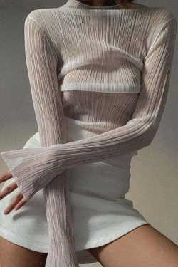 Serena Shirt - Y2K Summer Grunge Top, 90S Retro Fashion, Pastel Goth, Y2K Club & Party Outfit