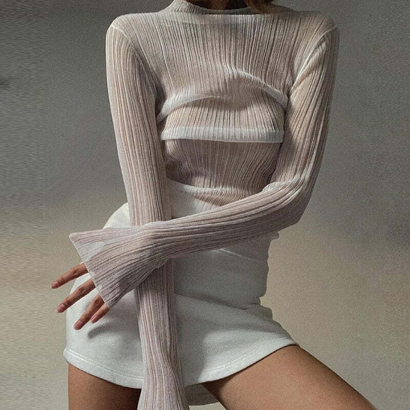 Serena Shirt - Y2K Summer Grunge Top, 90S Retro Fashion, Pastel Goth, Y2K Club & Party Outfit