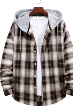 Serenity Hooded Loose Shirt - Y2K Summer Grunge, 90S Retro, Pastel Goth, Y2K Club & Party Out