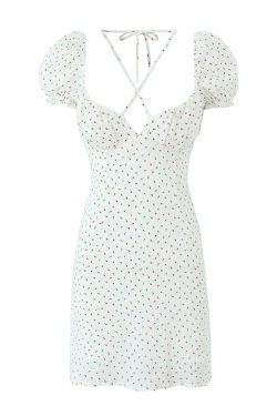 Serenity Mini Dress - Y2K Summer Outfit, 90S Fashion, Grunge, Retro Style, Y2K Party Look