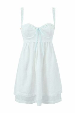 Shira Mini Dress - Y2K Summer Grunge Outfit, 90S Fashion, Retro Style, Pastel Goth, Y2K Party