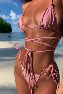 Sicilia Bikini: Y2K Summer Grunge 90S Fashion Retro Style Y2K Outfits Women Y2K Beach