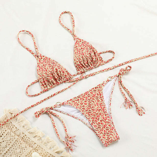 Sicilia Bikini: Y2K Summer Grunge 90S Fashion Retro Style Y2K Outfits Women Y2K Beach