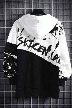 Skicen Lab Y2K Grunge Hoodie - 90S Retro Summer Outfit, Pastel Goth, Y2K Club & Party Fashion