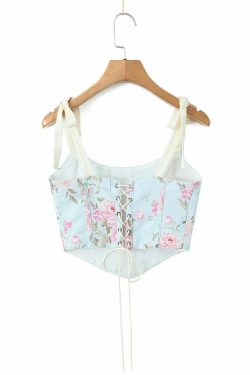 Sofi Crop Top - Y2K Summer Grunge, 90S Retro, Pastel Goth, Y2K Party & Club Outfits
