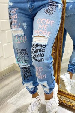 Sophie Grunge Jeans - Y2K Summer & 90S Fashion, Retro Style, Gothic Y2K, Y2K Club Outfits