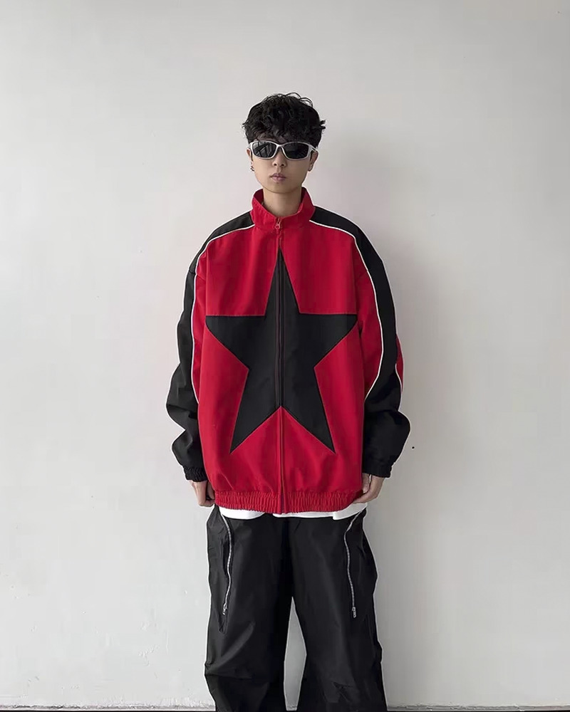 Star Jacket Y2K - Retro 90S Grunge, Summer Y2K Outfits, Popstar & Club Fashion, Gothic Y2K Star Jacket Y2K - Retro 90S Grunge, Summer Y2K Outfits, Popstar & Club Fashion, Gothic Y2K