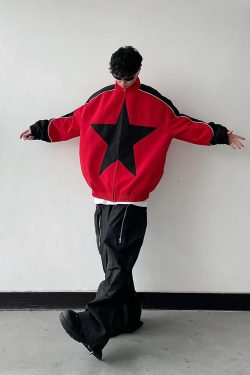 Star Jacket Y2K - Retro 90S Grunge, Summer Y2K Outfits, Popstar & Club Fashion, Gothic Y2K