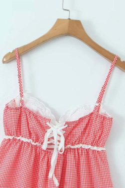 Stela Mini Dress - Y2K Summer Grunge Outfit, 90S Fashion, Retro Style, Y2K Party & Club Look