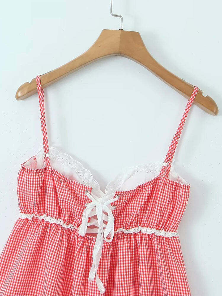 Stela Mini Dress - Y2K Summer Grunge Outfit, 90S Fashion, Retro Style, Y2K Party & Club Look