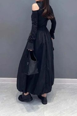 Superaen Y2K Denim Patchwork Skirt - 90S Grunge, Retro, Gothic, Summer & Party Outfits