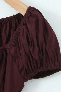 Suri Crop Top - Y2K Summer Grunge, 90S Retro, Pastel Goth, Y2K Party & Club Outfits