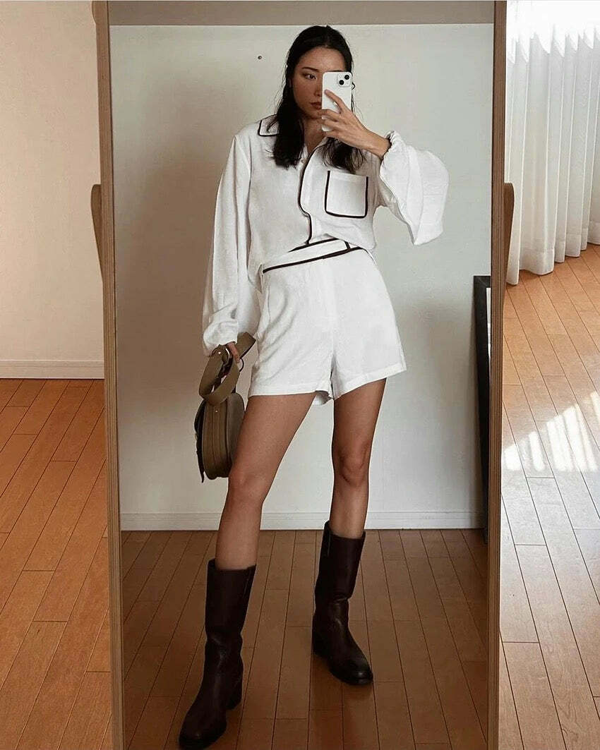 Tanna Two Piece Set - Y2K Summer Grunge Outfit, 90S Fashion, Retro Style, Y2K Club & Party Tanna Two Piece Set - Y2K Summer Grunge Outfit, 90S Fashion, Retro Style, Y2K Club & Party