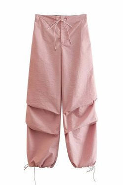 Tawnie Cargo Trousers - Y2K Summer Grunge, 90S Retro, Pastel Goth, Y2K Club & Party