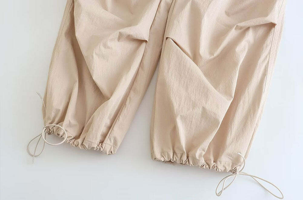 Tawnie Cargo Trousers - Y2K Summer Grunge, 90S Retro, Pastel Goth, Y2K Club & Party Tawnie Cargo Trousers - Y2K Summer Grunge, 90S Retro, Pastel Goth, Y2K Club & Party