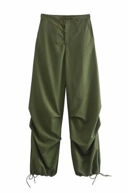 Tawnie Cargo Trousers - Y2K Summer Grunge, 90S Retro, Pastel Goth, Y2K Club & Party